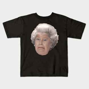 Queen Elizabeth shocked Kids T-Shirt